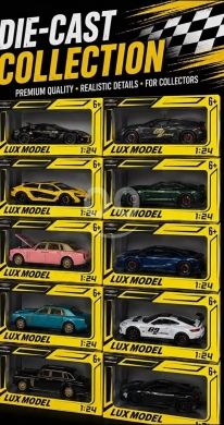 Gaming Console & Accessories in Hamra - Lux Model 1:24 Scale Die-Cast Car Collection - Starting from 18$ to 65$