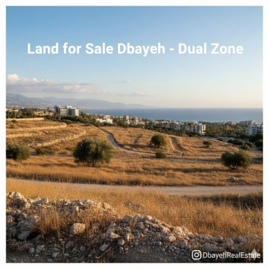 Lands for sale in Dbayeh - Strategic Land For Sale in Dbayeh - Metn