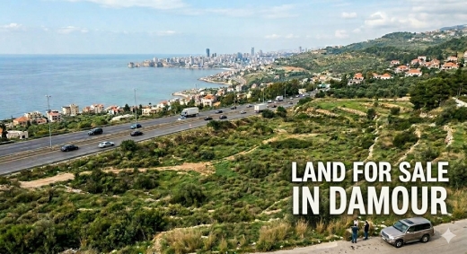Lands for sale in Damour - Commercial Land for Sale in Damour - Chouf