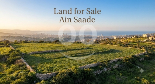 ارض للبيع في عين سعادة 1032م2 مع إطلالة مفتوحة | Land for Sale in Ain Saade 1032sqm