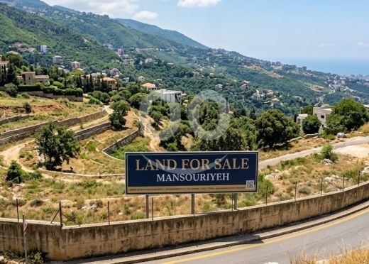 Land for Sale in Mansourieh 1100 sqm | أرض للبيع في المنصورية 1100 متر مربع