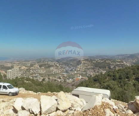 R9-3802 Land for Sale in Assoun – Danniyeh, 1,000 m², Panoramic Mountain Viewأرض للبيع في عصون الضنية – 1,000 م²، سكنية، إطلالة جبلية بانورامية