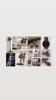 مكنسة لاسلكية 450 واط بقوة شفط 32 كيلو باسكال | Cordless Vacuum Cleaner 450W 32KPa — 3