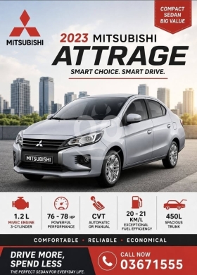 Mitsubishi Attrage 2023