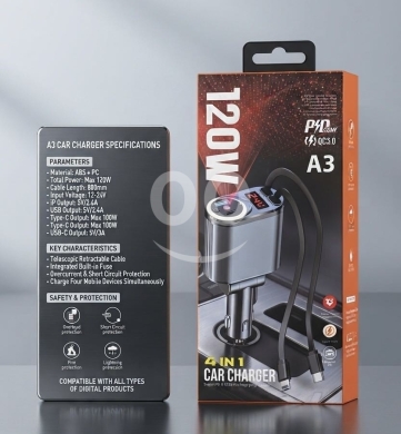 4-in-1 Car Charger