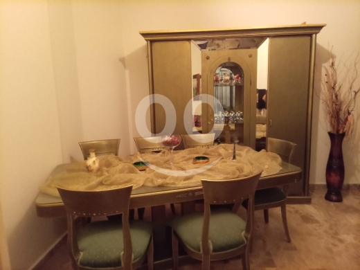 طقم غرفة سفرة متكاملة خشب خيزران مع فترينة | Full Dining Room Set with Vitrine