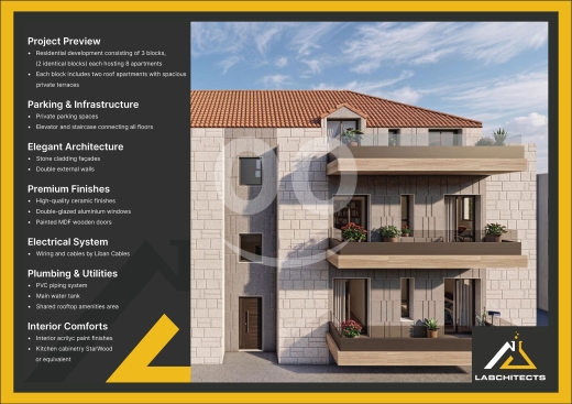 شقة دوبلكس فاخرة للبيع بمساحة 225 م² مع روف وتراسات | Luxurious 225m² Duplex Apartment with Rooftop