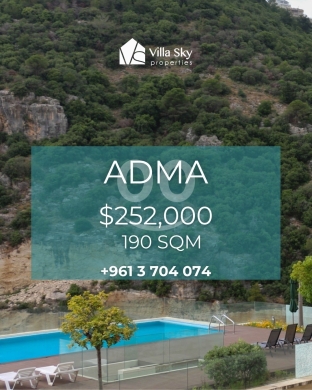 شقة واسعة 190 م² للبيع في أدما مع مسبح | 190 SQM Apartment Adma Pool & Views