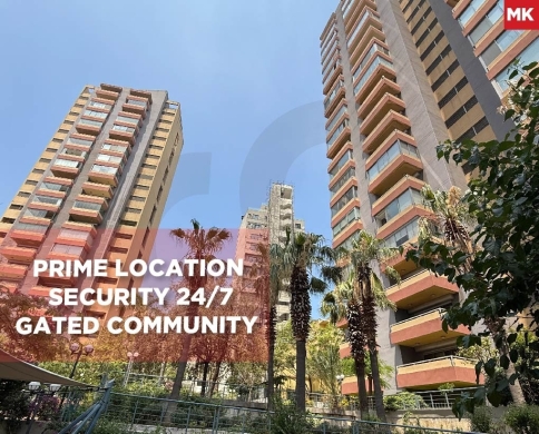 At Saint George Towers in Achrafieh/gated community/REF#MK138516