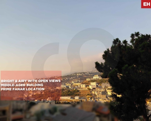 Well-maintained/Ideal for both living and investment/Prime fanar,METN location/الفنار/ REF#EH139282 !