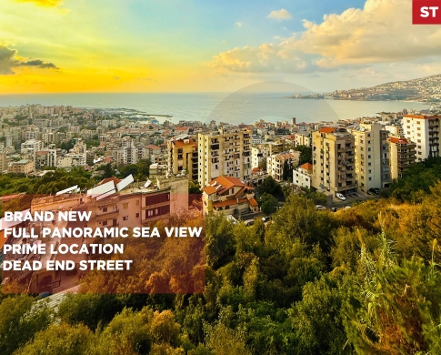 SUPER PRIME LOCATION/HARISSA main highway,GHADIR,KESEROUAN/غدير/SEA VIEW/REF#ST138783 !