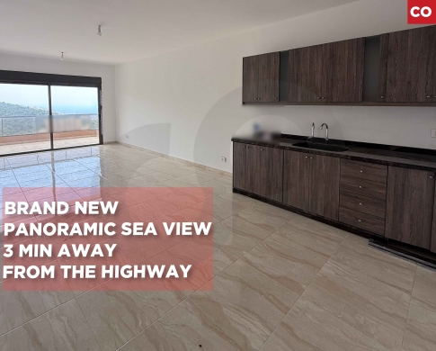 BRAND NEW / panoramic sea view/ prime residential area/HALAT,JBEIL/حالات/ REF#CO137880 !