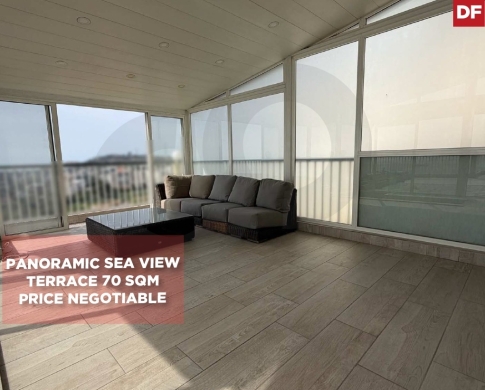 DUPLEX/Breathtaking panoramic sea view/terrace 70 sqm/Dbayeh,METN/ضبيه / REF#DF137025.