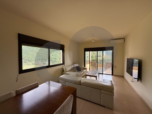 open mountain and sea view,Semi furnished,Batroun/البترون REF#RI135858 — 5
