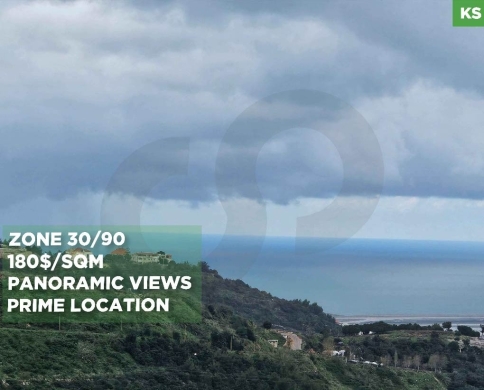 LAND/ Bsaba,Baabda/بسابا – بعبدا/sea view/Prime location/ REF#KS135371