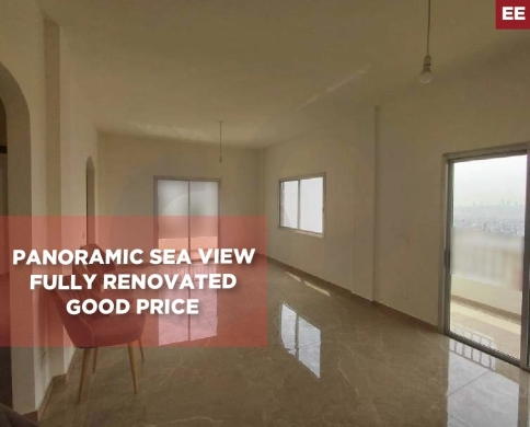3 balconies, panoramic sea view, Jal El Dib/ جل الديب REF#EE134972