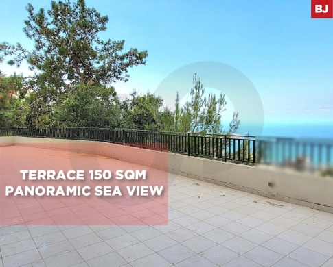 Terrace 150sqm , Panoramic Sea View ,Sahel Alma/ساحل ألما REF#BJ134744