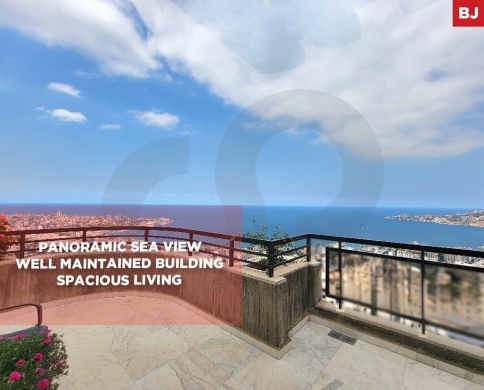 Sea view/Maids Room/Balcony/Sahel Alma - ساحل علما/REF#BJ134693