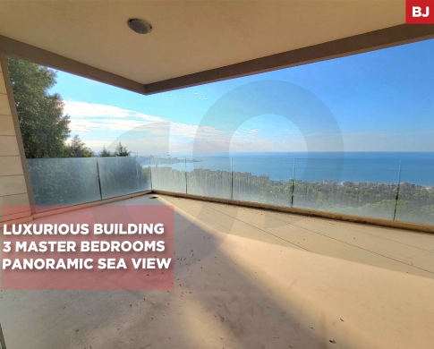 Balconies/4 parking/sea views/Sahel Alma/ساحل علما/ REF#BJ134654 !