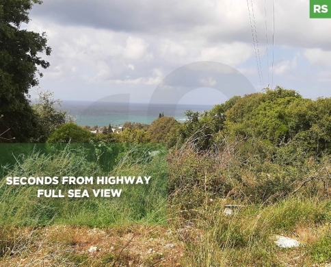 927 sqm land is now for sale in Amchit -Jbeil. REF#RS95081