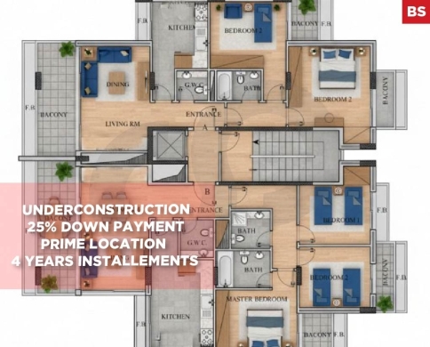 Brand New Under Construction , in the Heart ZALKA /زلقا REF#BS134455