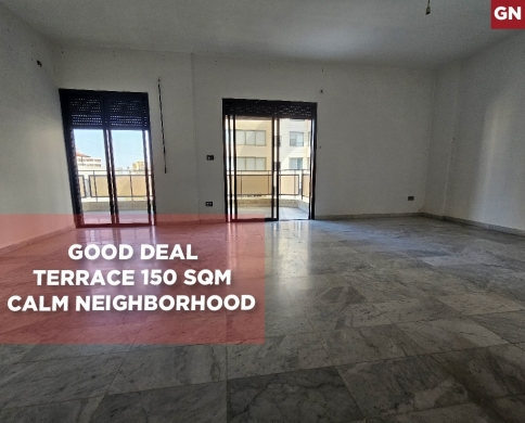 150sqm terrace, great deal, metn, Baouchriye/البوشرية REF#GN134261