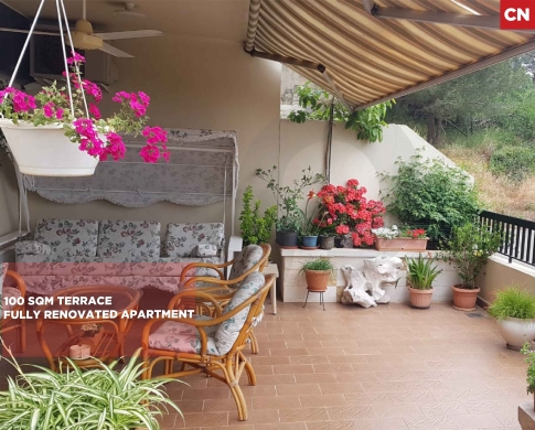 100 SQM TERRACE/mountain view/Broummana/برمانا/REF#CN134069 !