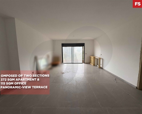 Balcony/100 sqm Terrace/COVERED parking/Aachqout/عشقوت REF#FS133639