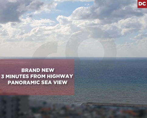 sea view, 2 underground parking, balcony, Fidar/فيدار REF#DC133420