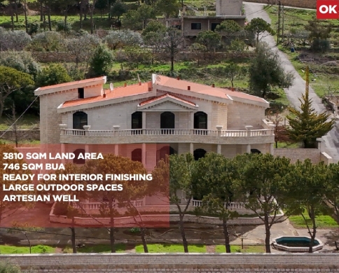 VILLA/Sawfar/Badghan/ بدغان- صوفر/Terrace/exclusive ! REF#OK133101 !