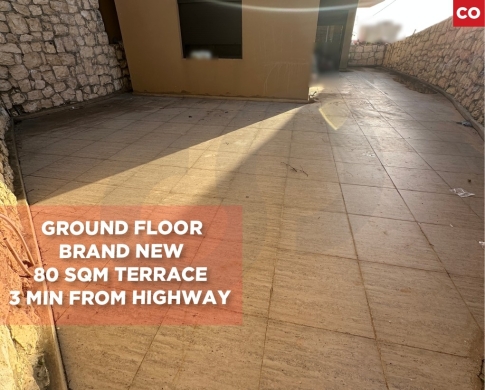 Under ground parking ,terrace:80 sqm , Halat/حالات REF#CO133019