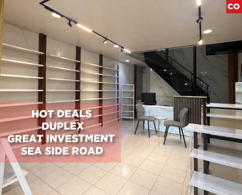duplex, Sea side road, parking, Aamchit, Jbeil/عمشيت REF#CO132877