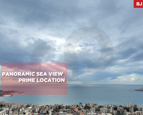 Panoramic sea view/Maid's room/Sahel Alma/ساحل ألما ! REF#BJ132431 !