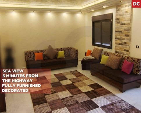 1 storage room--2 Balconies- Sea View IN Jbeil/جبيل ! REF#DC131385 !