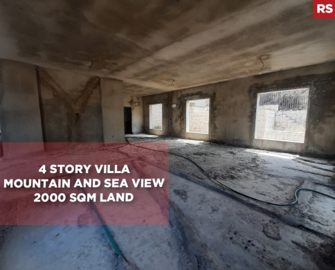 Mountain and sea view, 4 story villa, jbeil, halat/حالات REF#RS131046