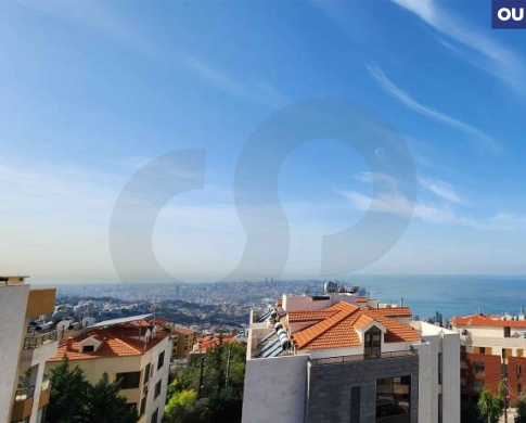 Quiet street with a beautiful view IN Cornet Chahwan ! REF#OU130638 !