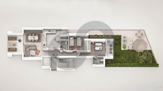 Modern 115 SQM Garden Apartment in Fanar – Payment Facilities Up to 3 Years REF#JC128459 — 3