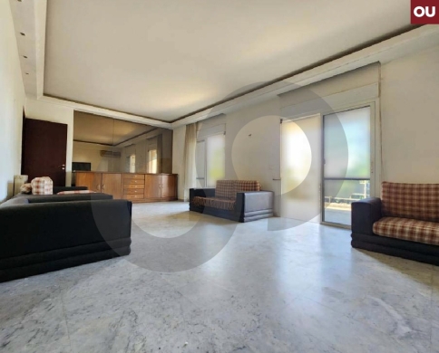 large terrace- quiet area in Qornet El Hamra REF#OU126378