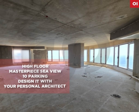Raouche 660 sqm | Masterpiece Sea View | High Floor REF#OI123710