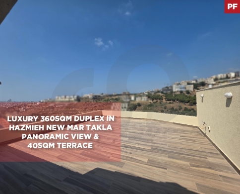 Luxury Duplex/Baabda/Hazmiyeh-الحازمية/New Mar Takla-مار تقلا الجديدة/REF#PF139856