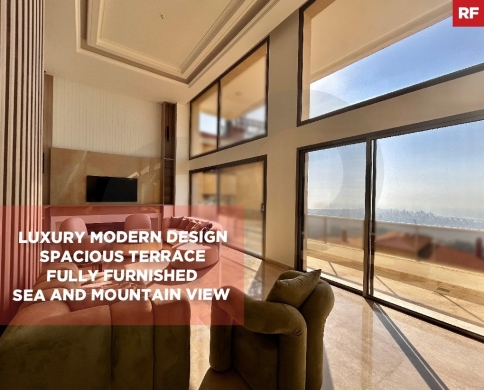 Triplex/Fully Furnished/Sea and Mountain View/Metn/Ain Saadeh-عين سعادة/REF#RF139832