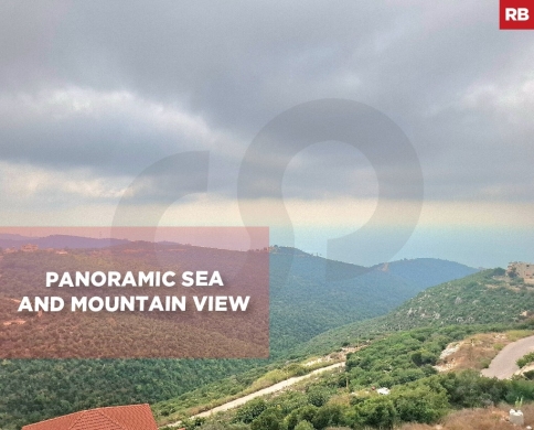 Panoramic Sea and mountain View/Peaceful surroundings/Jbeil/Breij-بريج/REF#RB139824