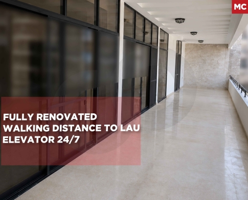 FULLY RENOVATED/ Walking Distance to LAU/ Hamra – Al Labbane Street, Beirut / الحمرا – شارع اللبان/ REF#MC139817 !