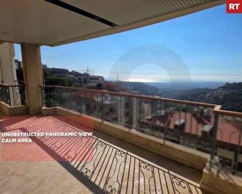 PANORAMIC VIEWS/Ain Saadeh,METN/عين سعادة/well maintained building/ REF#RT139801 !