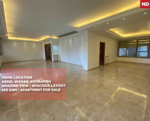 PRIME ACHRAFIEH, ABED EL WAHAB - BEIRUT LOCATION/الأشرفية/Amazing View/REF#ND139785 !