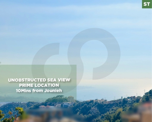 SEA VIEW / PRIME LOCATION / LAND FOR SALE / HARISSA-KESEROUAN / حريصا / REF#ST139783