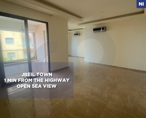 OPEN SEA VIEW/1 MIN FROM THE HIGHWAY/prime location/Jbeil Town-مدينة جبيل/REF#NI139747