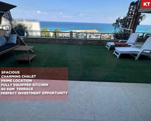 CHALET/40 sqm terrace/prime location/Jounieh,KESEROUAN/جونية/REF#KT139739 !