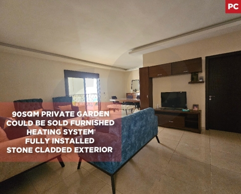Stone cladded exterior/Private garden 90sqm/Zgharta/Ehden-إهدن/REF#PC139738
