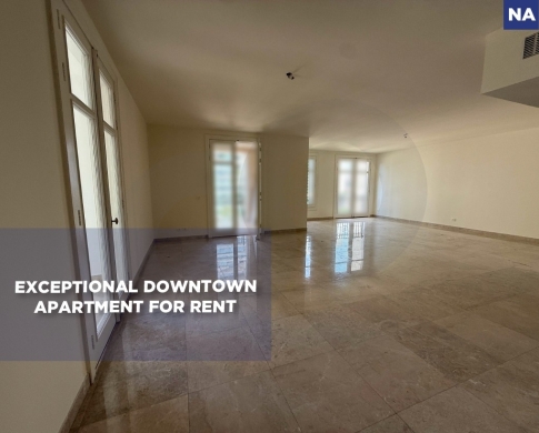 APARTMENT FOR RENT IN THE HEART OF DOWNTOWN BEIRUT / وسط المدينة / REF#NA139716